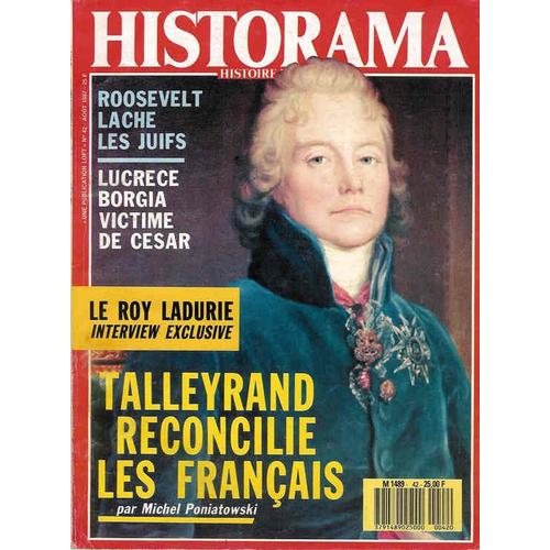 Historama Histoire Magazine  N° 42 : Talleyrand Reconcilie Les Francais