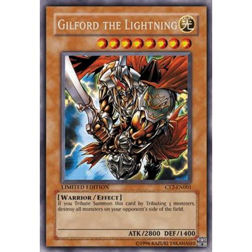 Gilford The Lightning Carte Chinoise Atk 2800 Def 1400 Sj2 008 Ultra Rare Rakuten