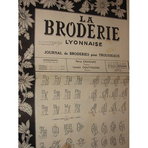 La Broderie Lyonnaise  N° 1185