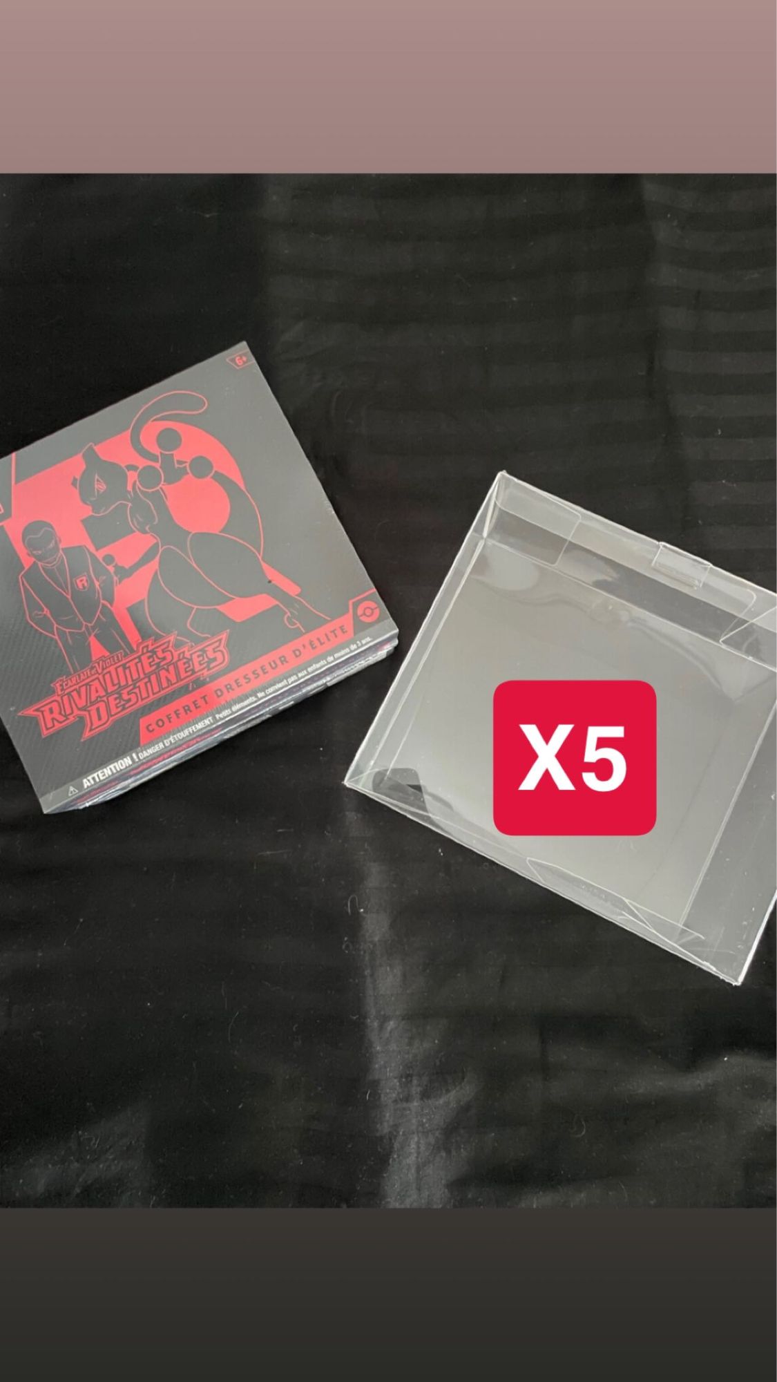 5 Protections Souple Pour Etb Pokemon