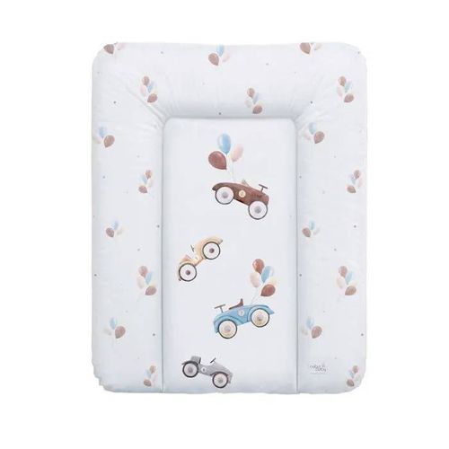 Ceba Baby Matelas À Langer Epais Lavable - Voitures Rétro, 50x70 Cm - Certifié Öko-Tex, Imperméable