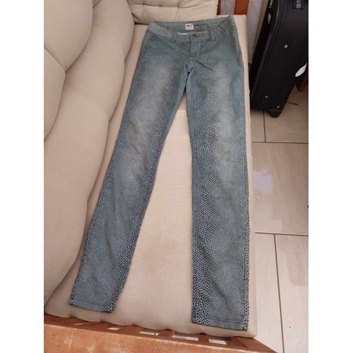 Pantalon Fille Taille Xs Marque Only Couleur Vert Et Noir Couleur Kaki Tbe