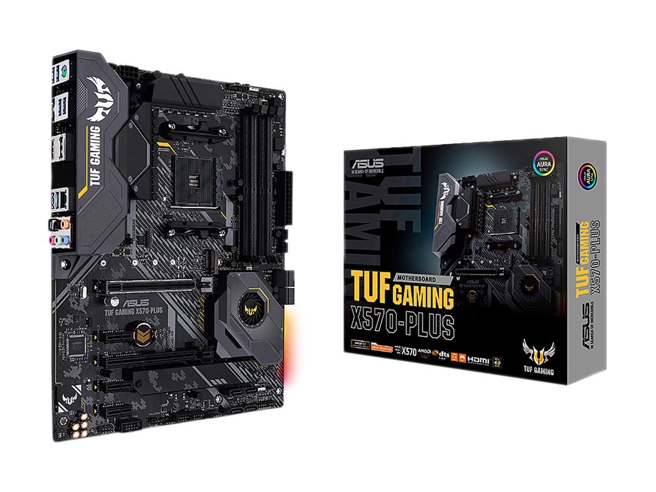 ASUS AM4 TUF GAMING X570-Plus ATX avec PCIe 4.0, Dual M.2, 1...