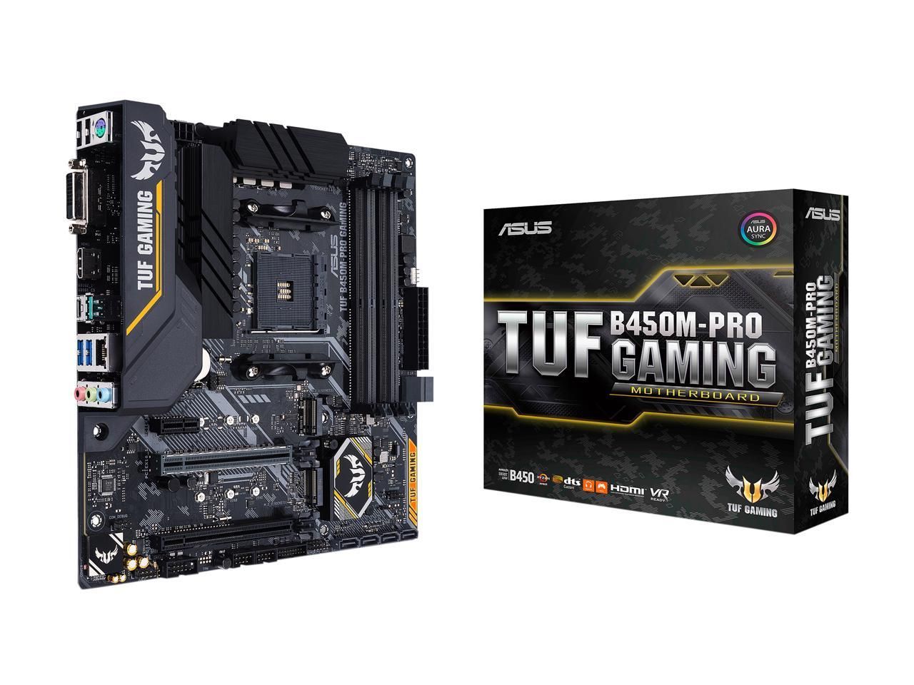 ASUS TUF B450M-PRO GAMING AMD Ryzen 3 AM4 DDR4, HDMI, Dual M...