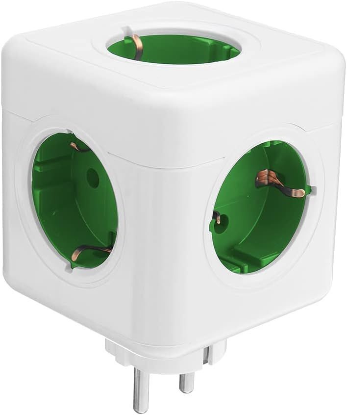 Prise Multiple, Prise Cube, 5 en 1 Prises