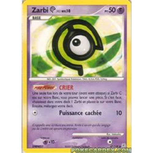 Pokemon - Zarbi [C] Niv.18 - 50pv Carte N°67/130