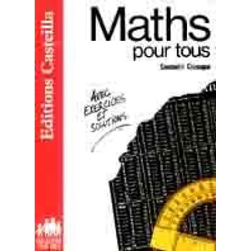 Math Pour Tous - Avec Exercices Et Solutions