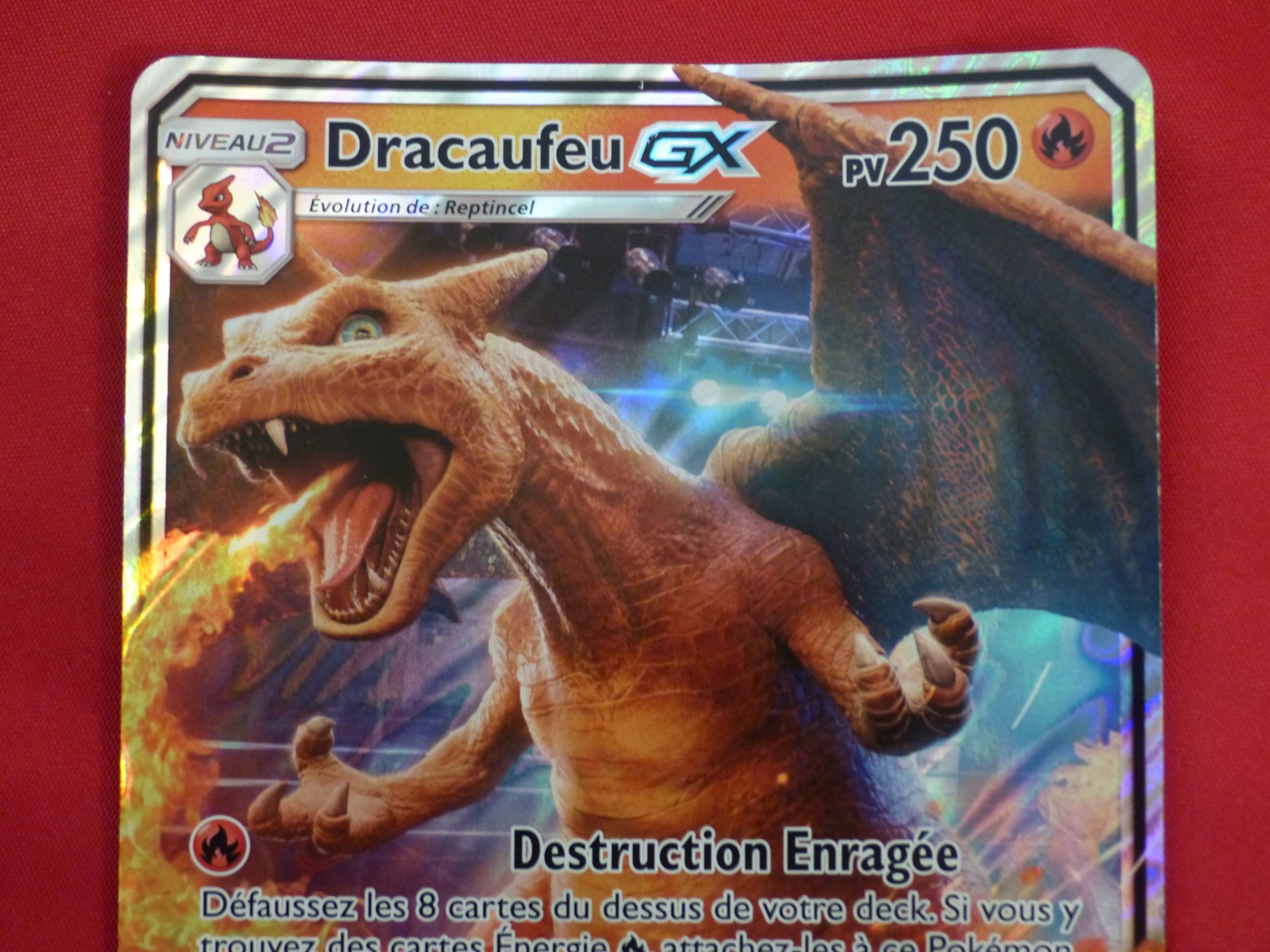 Pokemon Dracaufeu Gx Jumbo Pv250