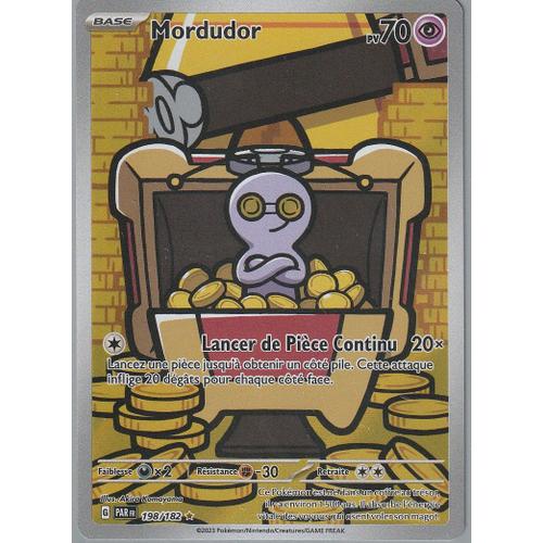 Carte Pokémon - Mordudor - 198/182 - Secrète-Rare - Ev4 Faille Paradoxe