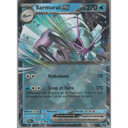 Carte Pokémon - Sarmurai Ex - 050/182 - Ultra-Rare - Ev4 Faille Paradoxe -
