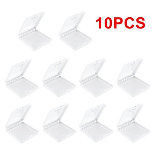 10pcs Blanc Clair - 10pcs Seule Carte De Jeu Cartouche De Stockage Présentoir Pour Sega Game Gear Chariot Gg De Remplacement Clair Gamegear Étui De Protection