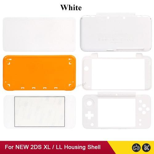 Blanc - Boîtier Complet De Remplacement Noir Et Blanc Pour Console De Jeu, Accessoire De Protection Pour Nintendo 2ds Xl Ll