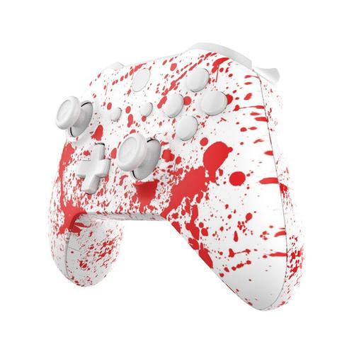 Sang Blanc - Boîtier De Remplacement Complet Pour Manette Sans Fil Xbox One S Hydro, Boîtier Trempé Avec Kit De Boutons