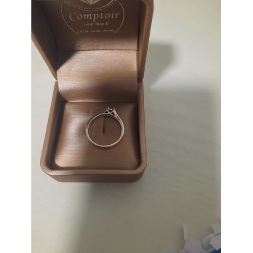 Bague En Diamant Or Blanc 18 Carats