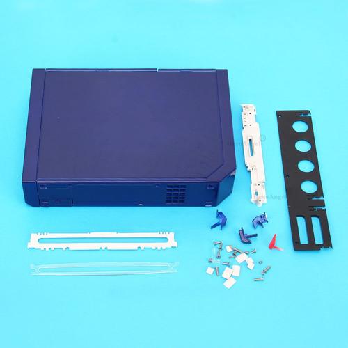 Bleu - Coque Complète Avec Bouton Pour Console Nintendo Wii, Étui De Protection Transparent, Emballage De Vente Au Détail