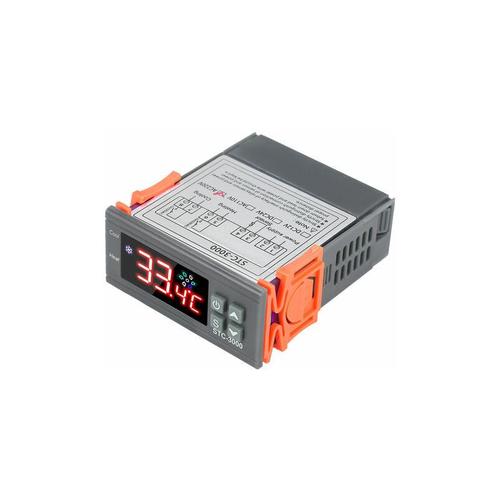 Thermoregulateur Numerique De Controleur De Temperature De Micro-ordinateur STC-3000 Avec Le Capteur De Chaleur Froide De Sonde De NTC - AC 110-220V