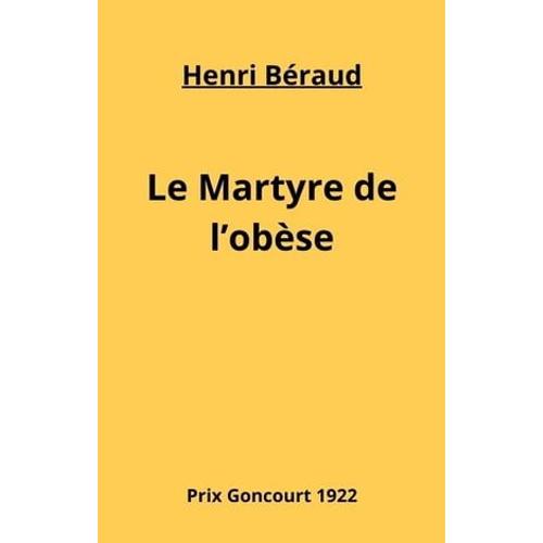 Le Martyre De L'obèse