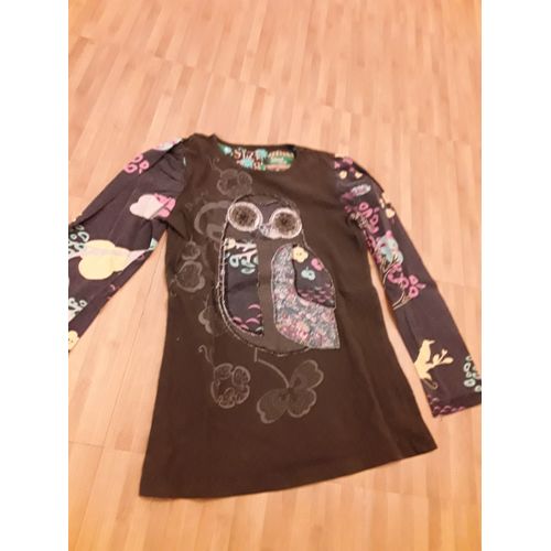 T-Shirt Desigual Fille 7/8 Ans