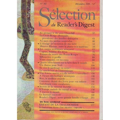 Selection Du Réader's Digest. Décembre 1978
