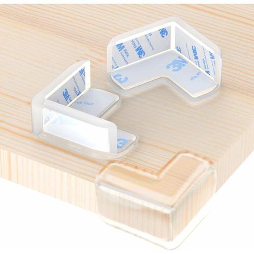 Ensemble De 12 Protections D'angle Pour Prot¿¿Ger La S¿¿Curit¿¿ Des Enfants, Protections D'angle Pour Tables Et Meubles, Prot¿¿Ger Les B¿¿B¿¿S Et Les Enfants Contre Les Chocs, Forme En L