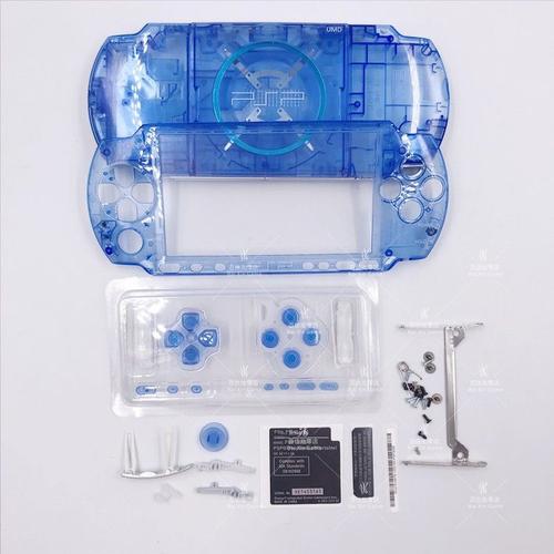 Bleu Clair - Coque De Remplacement Pour Console De Jeu Psp3000 Psp 3000 3004, Étui Complet Avec Kit De Lèvent, Couleurs Clip, Livraison Gratuite