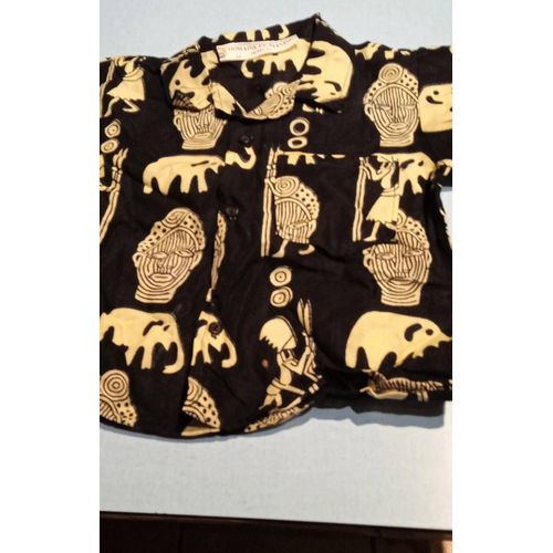 Chemise Garçon Taille 4 Ans Domaine De Nianing Sénégal, Thème Africain