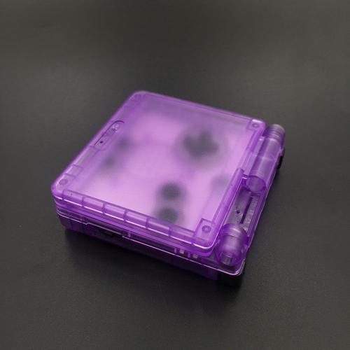 Purple Clair Foncé - Coque De Remplacement Pour Gba Sp Game Boy Advance, Boîtier Transparent
