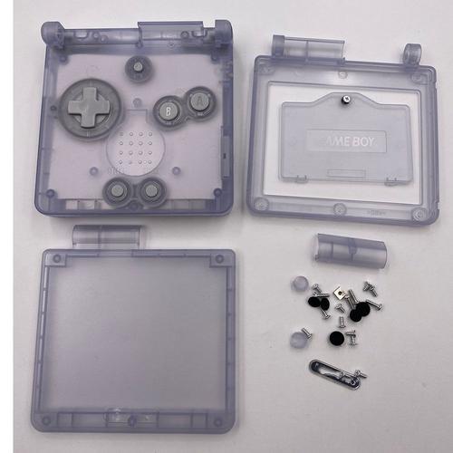 Light Clear Purple - Coque De Remplacement Pour Gba Sp Game Boy Advance, Boîtier Transparent