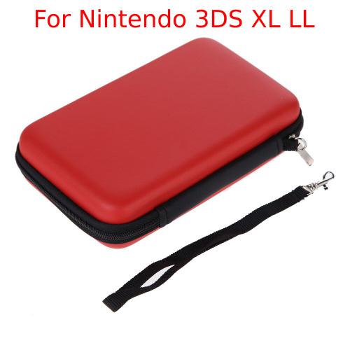 Rouge - Coque Rigide Pour Nintendo 3ds Xl Ll, Avec Sangle, Compatible Avec 3ds Xl Ll