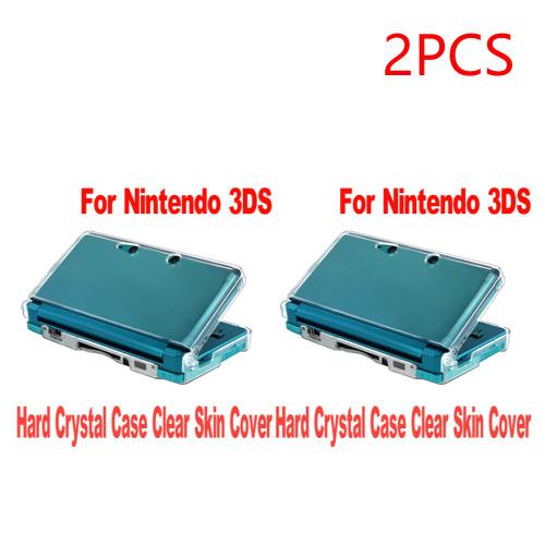 2pcs - Crystal Clear Hard Skin Case Cover Protection For Nintendo 3ds N3ds Console P4pm