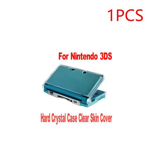 1 Pc - Crystal Clear Hard Skin Case Cover Protection For Nintendo 3ds N3ds Console P4pm