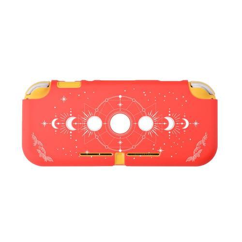 Esthétique Black Moon Phase Nintendo Switch Lite Case, Funda Pink Soft Tpu Skin Shell Cover, Ns Lite Console Gaming Accessrespiration