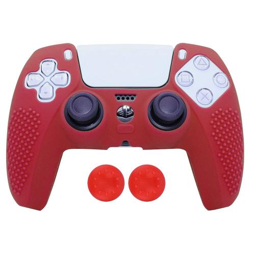 Rouge - Juste De Manette De Jeu En Silicone Souple Anti-Ald, Étui Pour Manette Ps5, Accessoires De Manette De Jeu