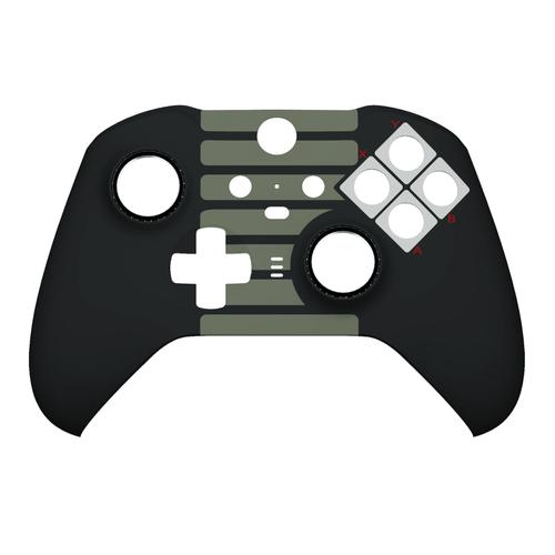 Style Nes Classique - Kit De Remplacement De Coque De Boîtier Avant Pour Manette Xbox One Elite Série 2, Plaque Frontale À Motifs Doux Au Toucher Extrême