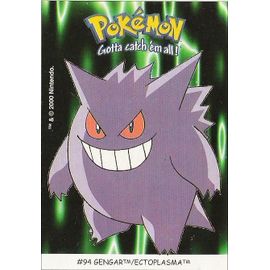Ectoplasma (N°94) Carte Pokémon Dunkin "Boomer" (Stickers)
