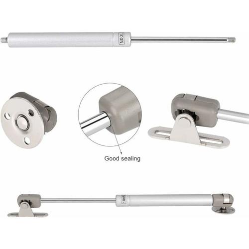 V¿¿Rins ¿¿ Gaz,Verin Porte Cuisine 4pcs Amortisseurs ¿¿ Gaz 100n Verin Meuble Hydraulique D'origine Porte Armoire De Cuisine Bras Pour Levage De Porte Armoire Meuble Cuisine Avec Des Vis£¬Gu.B/Bon