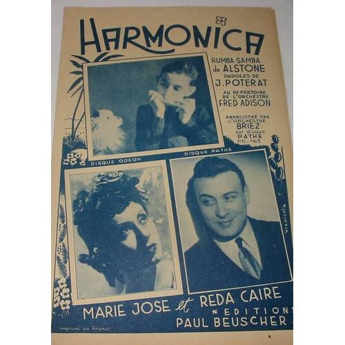 Harmonica (1947) Marie José Et Réda Caire