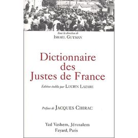 Dictionnaire Des Justes De France