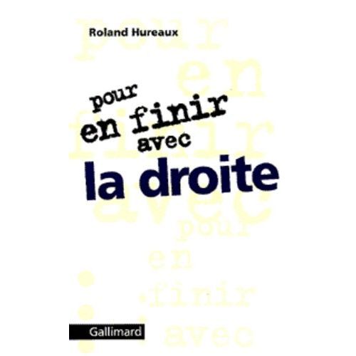 Pour En Finir Avec La Droite