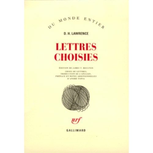 Lettres Choisies