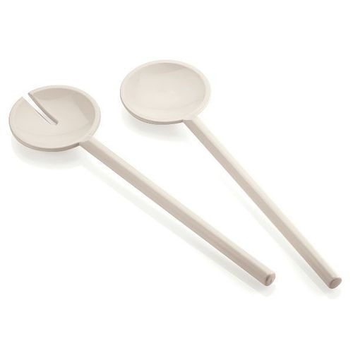 Couverts À Salade 28 Cm Blanc Lait - Tiffany - Guzzini