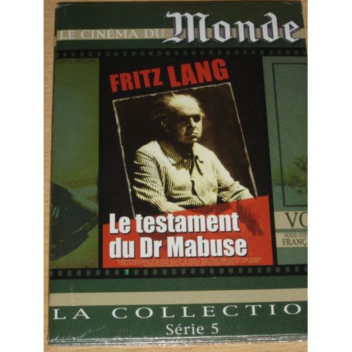 Testament Du Dr Mabuse Le