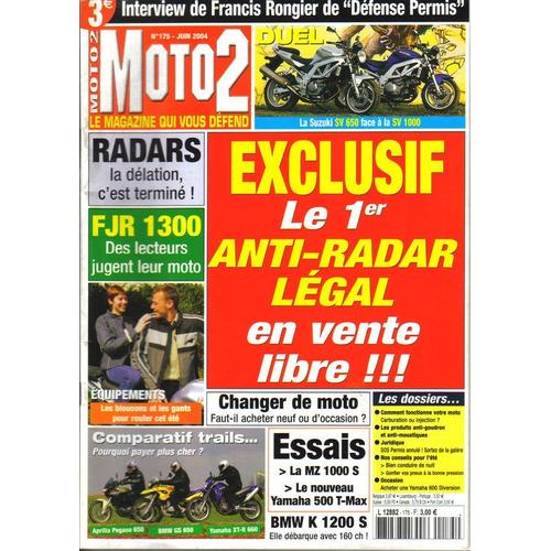 Moto2  N° 175 : Exclusif Le 1er Anti Radar Légal En Vente Libre