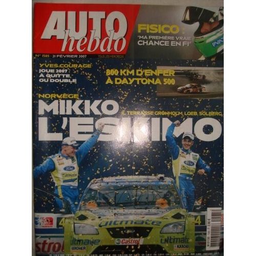 Auto Hebdo N° 1585 : Norvege : Mikko L'eskimo