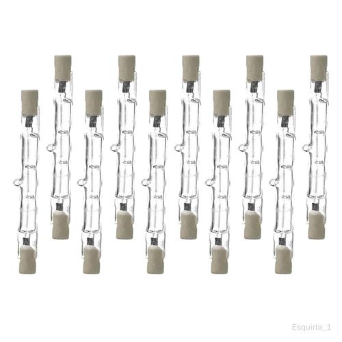 Ampoules Halogènes R7s, 10 Pièces, Pour Lampadaires De Travail, Lumières De J118 300w