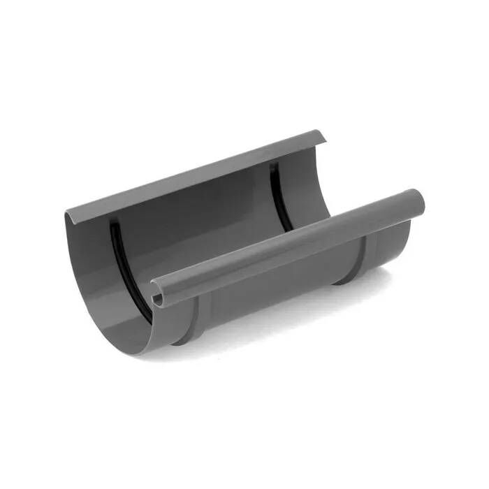 Raccord Gouttière Graphite - Connecteur Système 125
