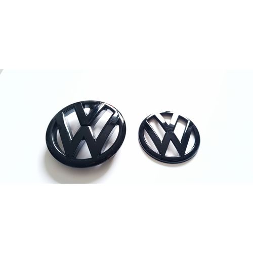 Pack Emblème Golf 6 Avant Et Arrière Pour Golf 6 Mk6 - Noir Brillant