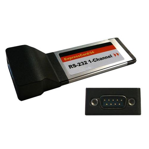 Carte Express Card (ExpressCard 34mm) - 1 Porte série RS232 - Prise DB9