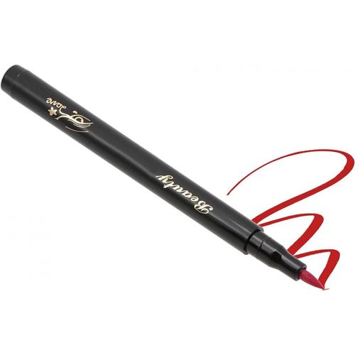 Stylo Eyeliner Liquide, Maquillage Eyeline Imperm¿¿Able, Crayon Eyeliner Liquide Longue Dur¿¿E Outil Cosm¿¿Tique De Maquillage Pour Les Yeux Convient Aux D¿¿Butants Et Aux Maquilleurs(Rouge) 