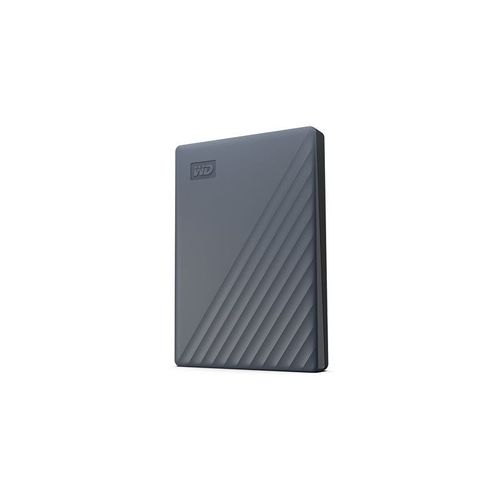 WD My Passport WDBWML0020BGY - Disque dur - chiffré - 2 To - externe (portable) - USB 3.2 Gen 1 (USB-C connecteur) - AES 256 bits - gris silicone